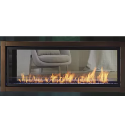 Monessen 48" Artisan Vent Free See-Through Linear Fireplace, IPI Touch ...