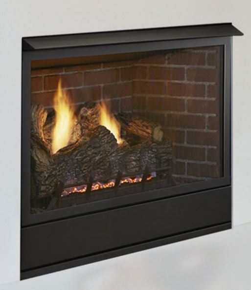 Monessen 36" Aria Vent Free Fireplace System Millivolt Control, Traditional Style