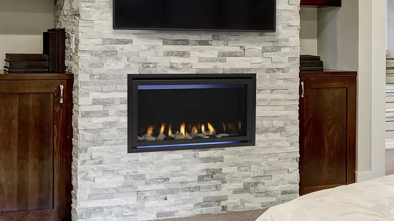 Majestic Jade 32" Direct Vent Gas Fireplace with IntelliFire Touch Ignition System