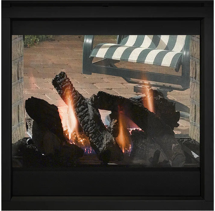 Monessen Outdoor Lifestyles Twilight 36" Indoor/Outdoor See-Through Gas Fireplace with IntelliFire